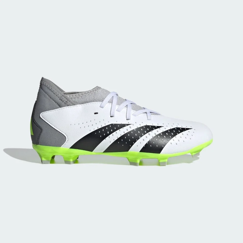 Adidas Predator Accuracy.3 IE9504 Kids 4 White Black FG Football Boots HTAT1580